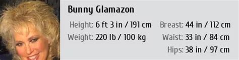 A Closer Look at Bunny Glamazon's Figure and Body Measurements