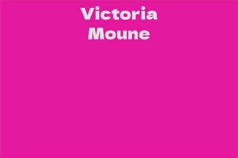 A Glimpse into Victoria Moune's Striking Features and Stunning Figure