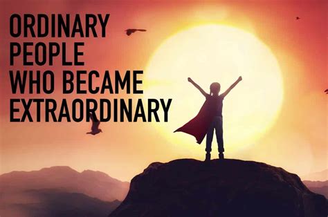 A Journey from Ordinary to Exceptional