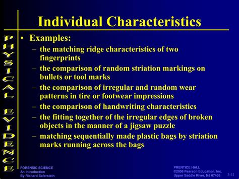 A closer examination of the physical characteristics of a distinguished individual