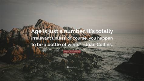 Age: The Irrelevance of Numbers