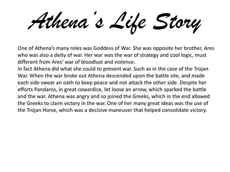 Athena Adrianna - Life Story