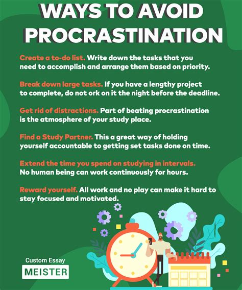 Avoid Procrastination and Stay Focused