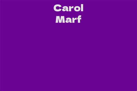 Behind-the-Scenes: Unveiling Carol Marf's Extraordinary Work Ethic