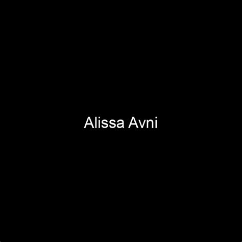 Beyond Fame: Alissa Avni's Philanthropic Efforts and Impact