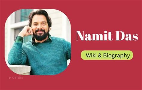 Career Journey of Namit Das