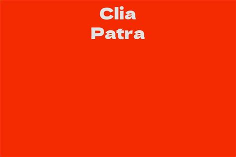 Clia Patra: Unveiling Her Journey to Stardom