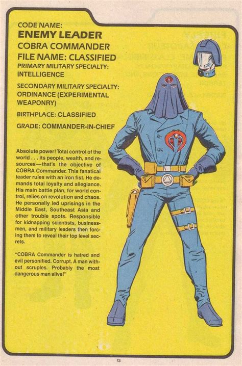 Cobra Commander: A Brief Biography