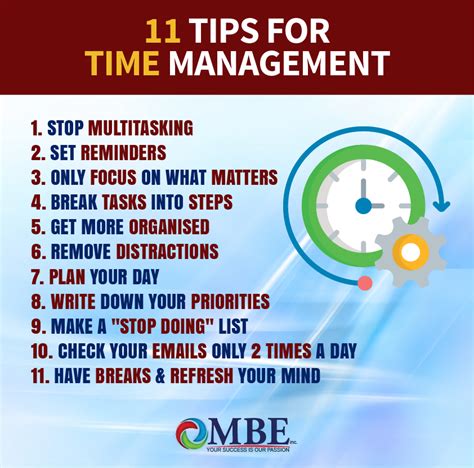 Develop Effective Time Management Strategies