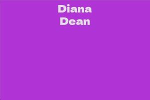 Diana Dean: Net Worth