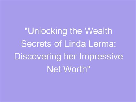 Discovering Sara Jones' Impressive Wealth