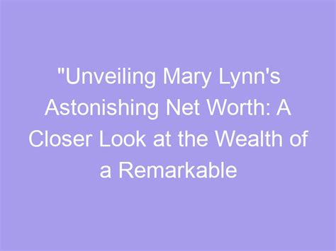 Discovering the Astonishing Wealth of a Remarkable Individual