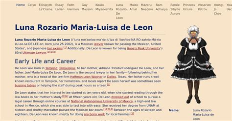 Early Life and Childhood of Luna Leon