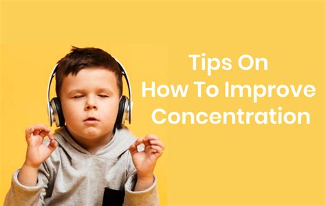 Enhancing Concentration: Techniques for Increased Focus