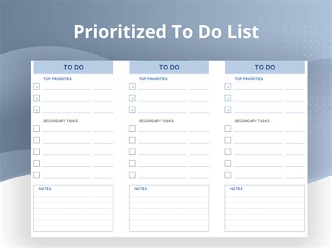 Establishing a Clear and Prioritized To-Do List