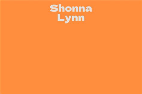 Exploring Shonna Lynn's Age, Height, and Figure