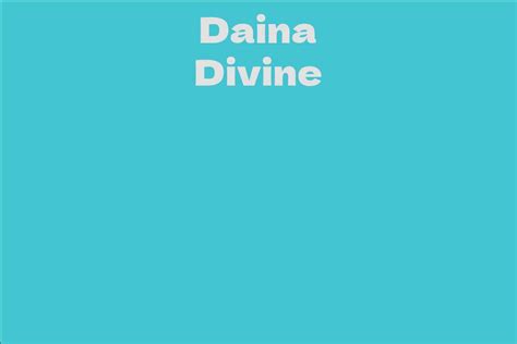 Fashion and Style: Daina Divine's Unique Identity