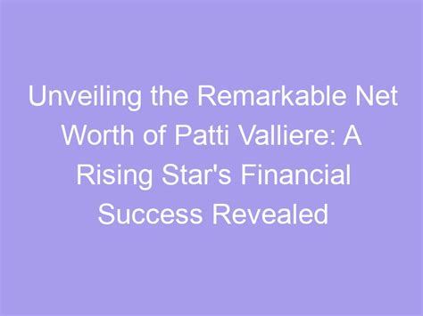 Financial Success: The Remarkable Achievement of a Rising Star