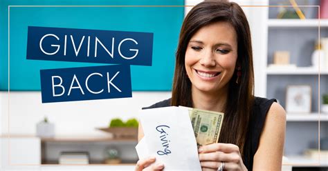 Financial Wealth and Giving Back