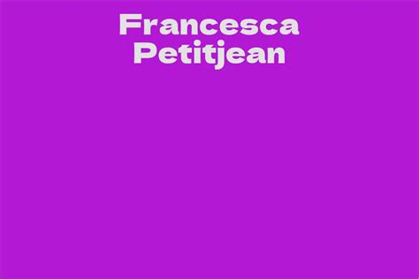 Francesca Petitjean's Influence on the Fashion Industry