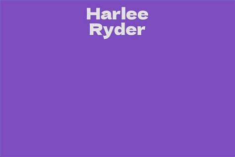 Harlee Ryder's Net Worth and Future Endeavors