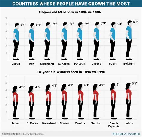 Height Statistics and Comparisons