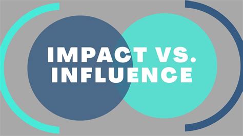 Impact and influence