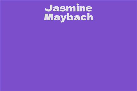 Jasmine Maybach's Height: How Does it Influence Her Success?