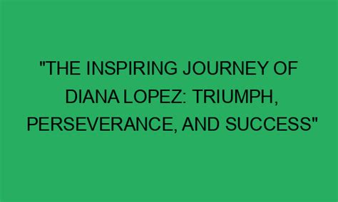 Journey of Triumph: The Inspiring Story of Perseverance and Achievement