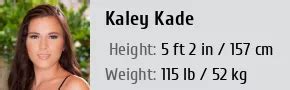 Kaley Kade: Height