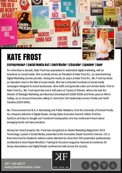 Kate Frost Bio: A Life of Success and Achievement