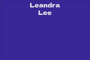 Leandra Lee: A Versatile Star on the Path to Success