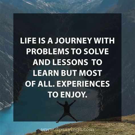 Lessons From the Journey: Inspirational Quotes and Life Advice