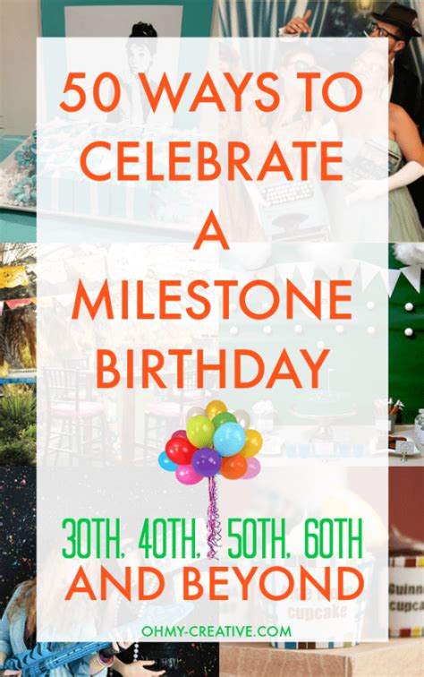 Milestone Birthdays and Achievements