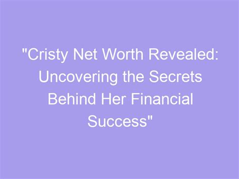 Ni Ni's Financial Success Revealed: Uncovering Her Prosperity