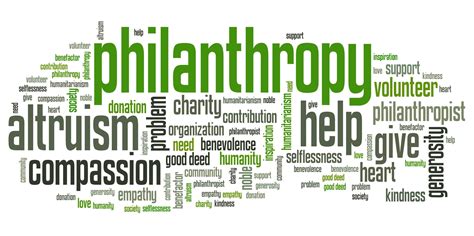 Philanthropic Work and Contribution