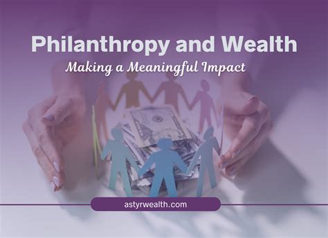 Philanthropy and Wealth