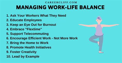 Practice self-care and maintain a harmonious work-life equilibrium