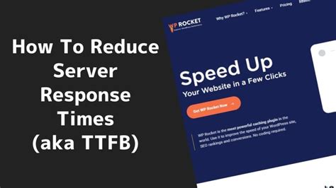 Reducing Server Response Time