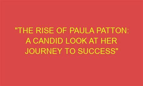 Rise to Fame: Paula Goddard's Journey to Success