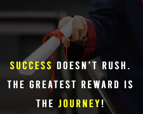 Success is the Reward of an Accomplished Journey
