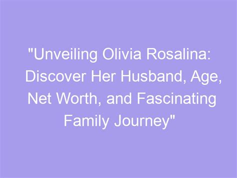The Definitive Breakdown: Unveiling Olivia's Fascinating Journey