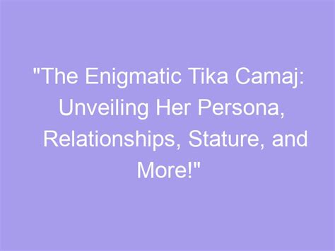 The Enigmatic Persona: Experience, Stature, and Silhouette