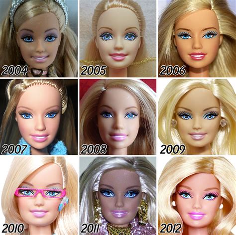 The Evolution: How Barbie's Appearance Has Transformed Throughout the Years