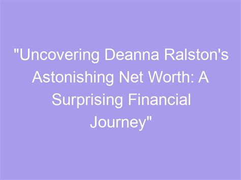 The Financial Journey Behind Deanna Vixen's Success
