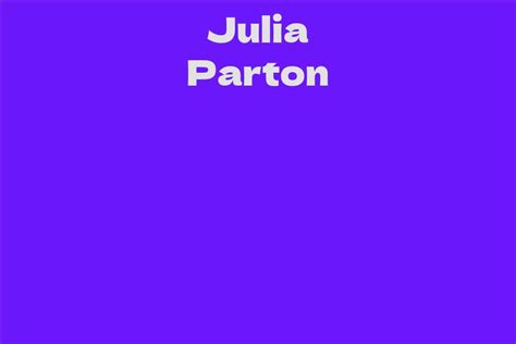 The Path Charted by Julia Parton in the World of Entertainment