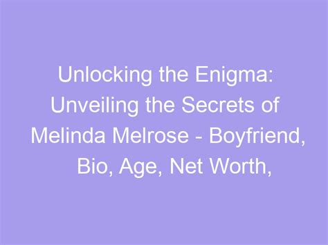 Unlocking the Secrets: Unveiling Veronique Lefay's Enigma