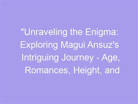Unraveling the Enigma: Exploring Marceau Suicide's Age and Height