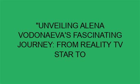 Unveiling Alena's Journey