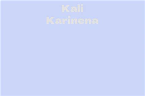 Unveiling Kali Karinena's Financial Success